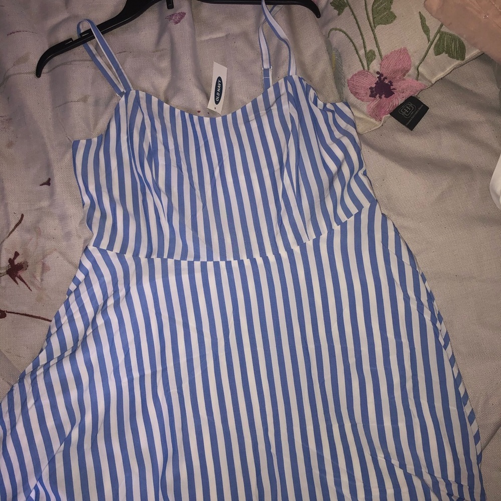 striped old navy sundress